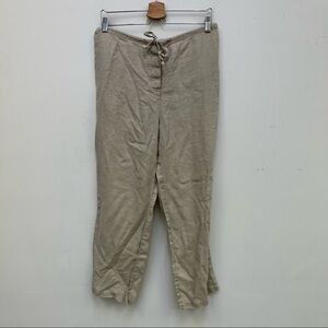 Marsh Landing Petites Linen Summer Pants